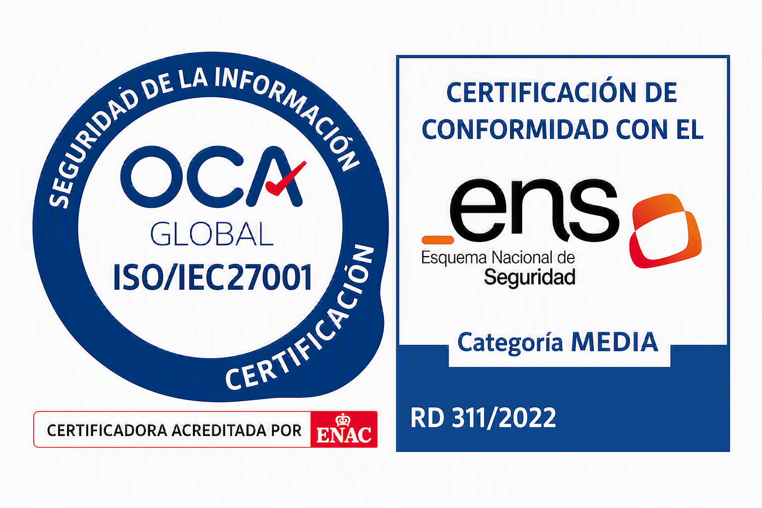 ABACO S&M Soluciones Tecnologicas obtiene las certificaciones ISO/IEC 27001 y Esquema Nacional de Seguridad (ENS), reforzando su compromiso con la seguridad y la confianza de sus clientes